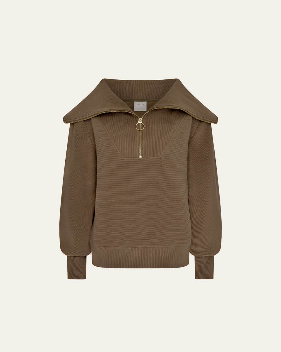 Vine Oversized 1/2-Zip Pullover Sweatshirt